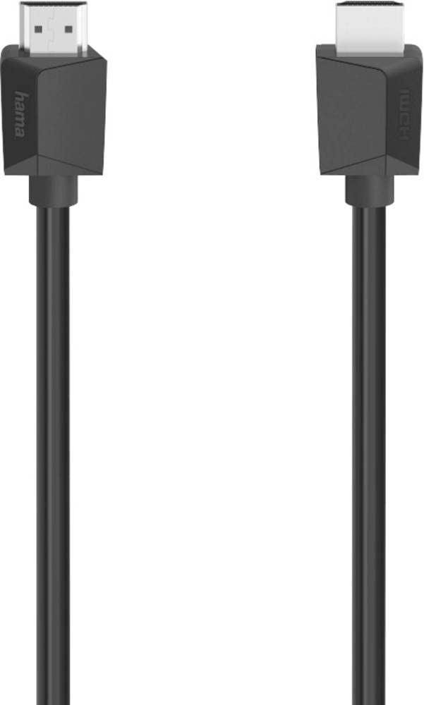 Hama - Cavo HDMI M/​HDMI M, Hdmi High Speed con Ethernet, 1,​5 metri, Ultra HD 4K, nero
