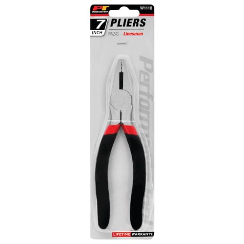 Image of Performance Tool W1118 7-Inch Linesman Pliers,