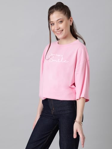 Image of KOTTY Quirky Printed T-Shirt for Women | Fun & Playful | Casual Chillwear