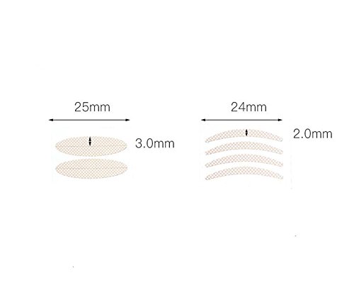 240Pairs(480PCS) Nude Portable Breathable Naturally Lace Invisible Single Sided Natural Complexion Eyelid Tape Self-Adhesive Double Eyelid Stickers Instant Eye Lift Strips With Y Fork (Wide Style) - Thumbnail 2
