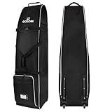 Premium Golf Travel Bag with Wheels - Heavy Duty 600D Polyester, Universal Fit (Fits Up to 51