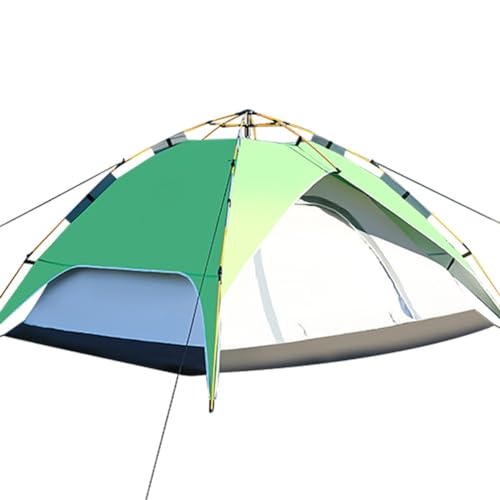 Carpa para camping GIZNXBA para 3-4 personas portátil verde miniatura 1