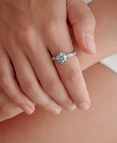 DEVATA Gold Plated Sterling Silver 925 / Sterling Silver 925 Bali Filigree Ring2