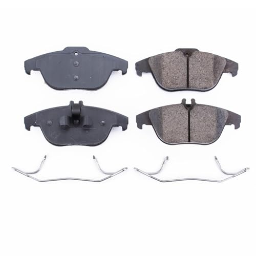 Image of PowerStop Rear Brake Pads for Mercedes-Benz C230 2008-09 |C250 2010-15 |C300 2008-14 |C350 2008-15 |E350 2010-14 - Z17 Ceramic Brake Pads with Installation Hardware, 17-1341