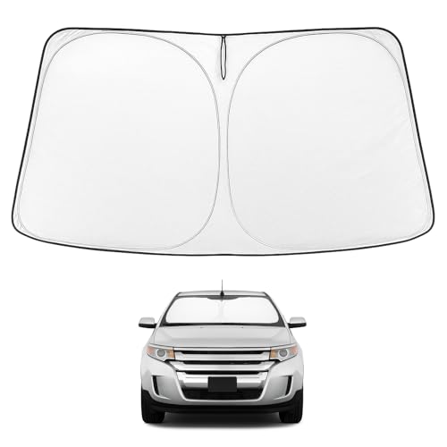 Proadsy 2026 Upgrade Windshield Sun Shade Custom Fit 2007-2014 Ford Edge Foldable Front Sunshade...