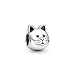 Pandora Jewelry - Curious Cat Charm for Women in Sterling Silver