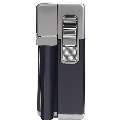 Laicengo Butane Refillable Lighter, Metal Lighter, Multipurpose Folding Lighter with Adjustable Flame Dial (Gas Not Included)
