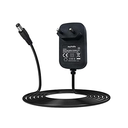 MyVolts 9V EU-Netzteil kompatibel mit Kettler Lotus R, Golf R Fahrrad-Heimtrainer
