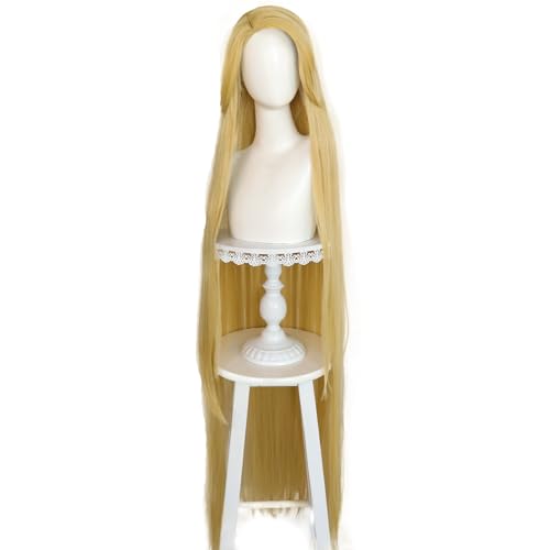 Soyusunny Cosplay Wigs Halloween Party Costume for Women Men (Blonde Rapunzel)