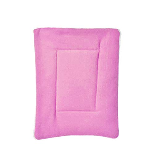 rycnet Coussin en polaire pour animal domestique - Pour chien et chat - Rose vif Cover