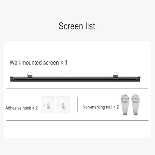 Pantalla Manual de Proyección 60" 16:9 Fibra de Vidrio miniatura 7