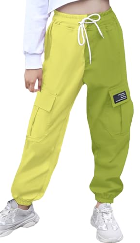 Image of SANGTREE Girls & Womens Drawstring Cargo Jogger Pants,3 Years - Women 3XL
