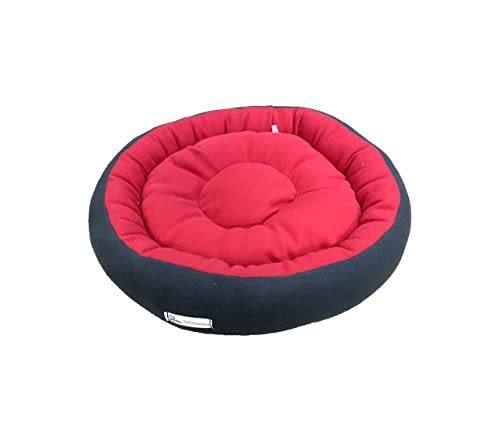 Image of Premium Medium Size Dog Bed for Medium Dogs and Puppies Anti Skid Bottom Washable Orthopedic Big Dog /cat Beds Red /Black