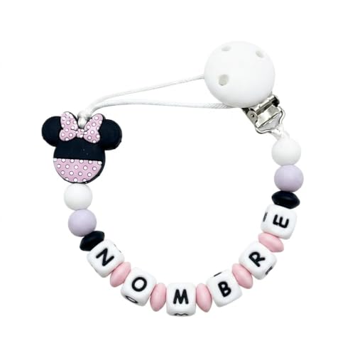 TetebyNoa   Regalo Personalizado para Bebe Recien Nacido Set Personalizado   Babero Personalizado   Sujetachupetes   Bolsa chupetero  Accesorios