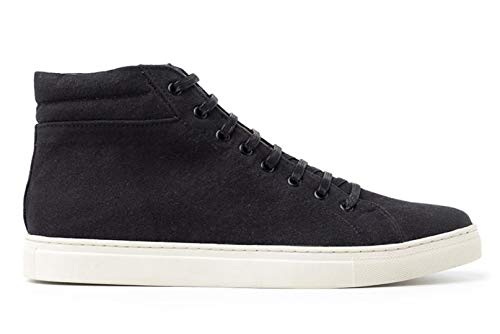 Ahimsa boty Unisex Vegan High-top Sneaker Černá - - 42 EU