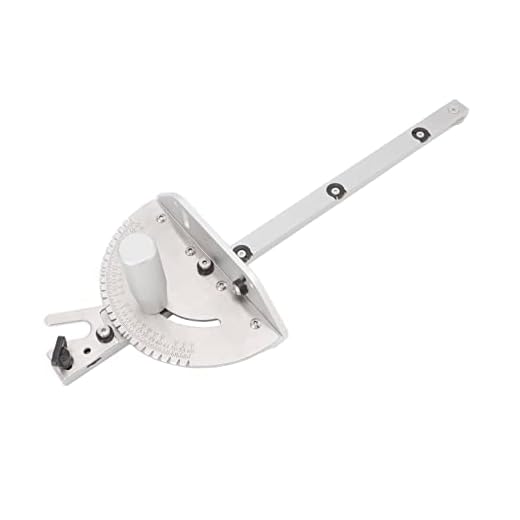 Medidor de Inglete para Sierra de Mesa, Conjunto de Alta Precisión de Acero Inoxidable para Accesorios de Banco de Corte Inclinado