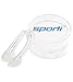 Sporti Nose Clip Plugs for Swimming, Waterproof Pool Gear for Adult, Competitive Swimmer Nose Protector for Lap Swimming - Clear