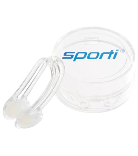 Sporti Nose Plugs for Swimming, Waterproof Pool Nose Clip for Adult, Competitive Swimmer Protector Gears for Lap Swimming