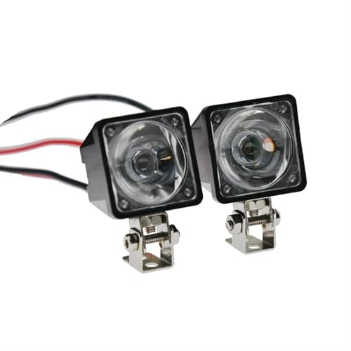 Luces coche RC 1/10 faro proyector compatible con Axial SCX10 90046 TRX4
