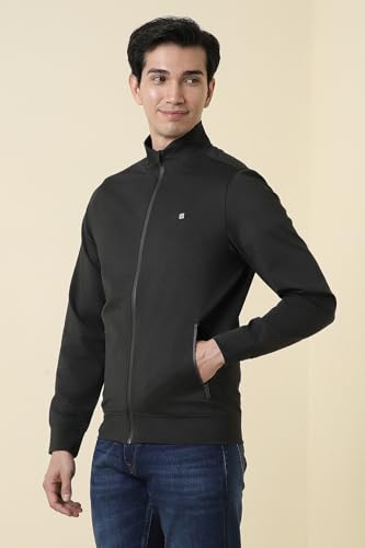 Image of Allen Solly Mens Cotton Blend Standard Length Jacket