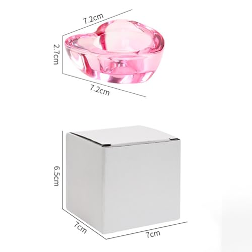 Copa de vidrio para esmalte de uñas para arte miniatura 2