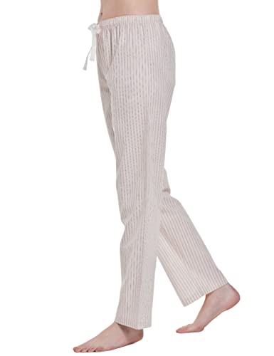 Image of CYZ Women's 100% Cotton Woven Poplin Sleep Pajama Pants