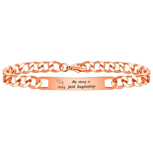 Bracelets de remise de diplôme 2024 à porter au quotidien pour réussir