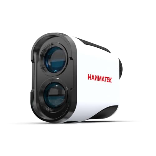 HANMATEK Telemetro Laser da Golf, 1097m/1200Y Misuratore di Distanza, Precisione ±1.0m, Magnificazione 6.5X, Compensazione Pendenza - GR1200