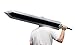 Blazing Steel Fantasy Foam Dragon Slayer Berserk Guts Sword Anime Cosplay & Costume (57 inch Dragon Slayer)