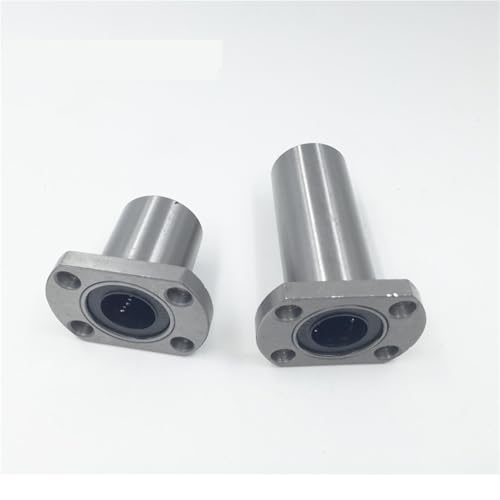 Roulement de précision LMH6UU à bride en acier trempé pour mouvement linéaire CNC x2