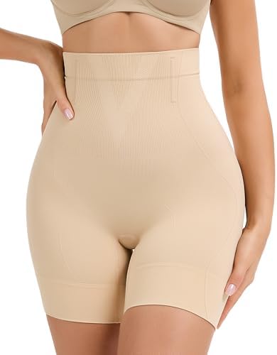 Shapewear Tummy Control Shorts - High Waisted Shapewear Underwear Body Shaper Butt Lifting Shorts Under Dresses