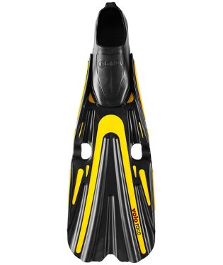 Mares Full Foot Volo Race Scuba Diving Fins with OPB System (Yellow, M 8-9/W 9-10)