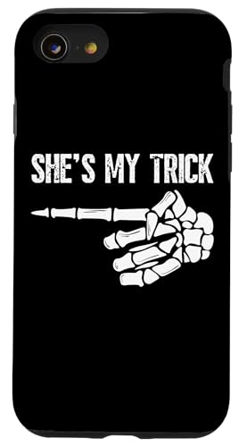 Coque pour iPhone SE (2020) / 7 / 8 Costume de squelette amusant pour couple Halloween pour adulte