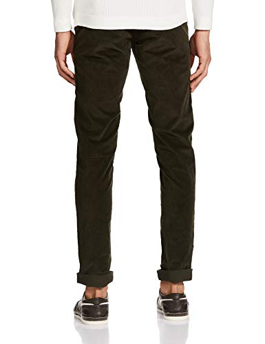 Image of Indian Terrain Men's Slim Casual Trousers