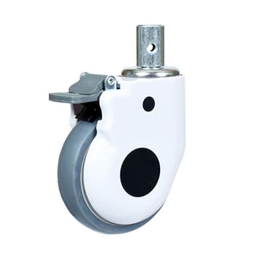 1PC Baby Walker Replacement Casters Quiet Rubber Wheel Easy Install for Smooth Rolling and Full 360 Degree Rotation