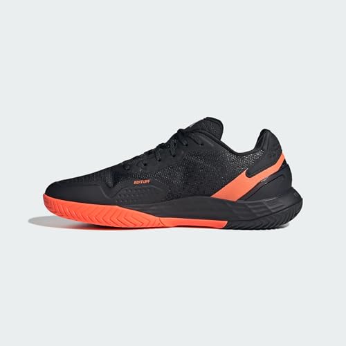adidas Men's Defiant Speed 2 Tennis, Black/Black, 8 by adidas - Image 3