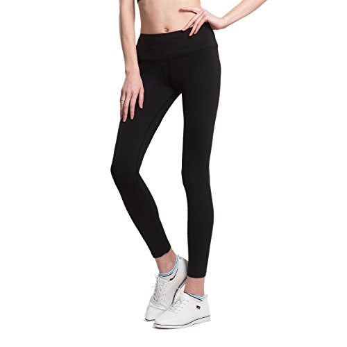 Leggings Deportivos para Mujer Yoga Polainas Running Pantalones Negro L