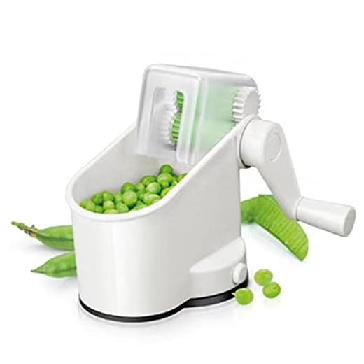 Desgranadora de Guisantes de Manivela, Máquina Peladora Manual de Guisantes y Habas, MáQuina Casera Para Pelar Guisantes Y Habas Para Guisantes Soja Edamame