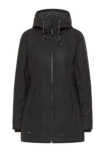 Chubasquero Ragwear Zuzka Rainy gris claro impermeable con capucha para mujer