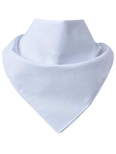 Miobo Bandana en 100 % coton Taille unique - Blanc - M