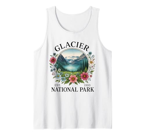 Glacier National Park Montana Tank Top