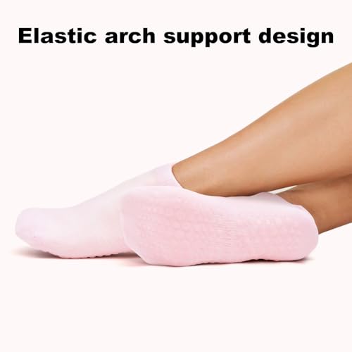 IwIeIaIrI 3 Pairs Non Slip Pilates Socks for Women,Grip Socks Anti Skid Fitness,Yoga,Barre3