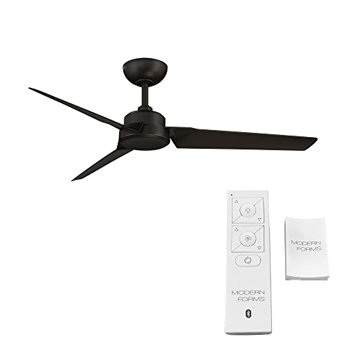 Roboto Smart Indoor And Outdoor 3-Blade Ceiling Fan 52In Oil Rubbed Bronze With Remote Control Works With Alexa, Google Assistant, Samsung Things, And Ios Or Android App #TOP1