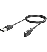 CNCTWO(コネクトツー) スマートウォッチ 充電ケーブル 2ピン 2.84mm USB(A)充電 60cm マグネット充電コード C2USB284MAG060