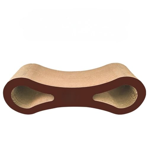 Diexgiy マルチサイズの猫用爪とぎボード 8字型段ボール製 猫用爪とぎボード 爪研ぎおもちゃ 猫用ペット用品 (76cm)