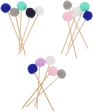 Artibetter 15pcs Hair Ball Plug-in Aroma Diffuser Decked Accessories Diffuser for Essential Oils Ball Rattan Diffuser Reeds Scented Oil Stick Room Scent Stick Essential Oil Rods