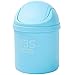 Poubelle de cuisine ou de bureau - Petite poubelle de bureau - Poubelle de bureau - Poubelle de voiture - Bleu 1