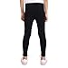 Converse Girls' High Rise Leggings, Black, Large