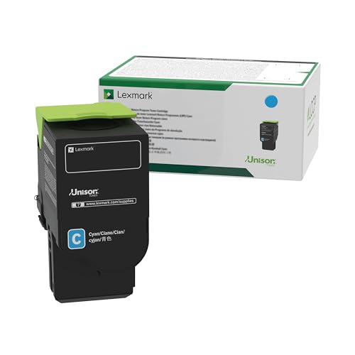 Lexmark C242XC0 Cartuccia Toner ORIGINALE Return Program Ciano 3500 pagine ad altissima resa per MC2640, C2535, C2425, MC2425, MC2535