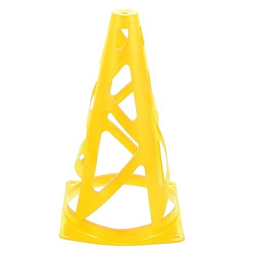HANABASS Hütchen Für Sport Verkehrshütchen Aus Robustem Pe-Material Sicherheitshütchen Für Fußballtraining Parkhütchen Mit Leuchtenden Farben Straßenhütchen Für Fußballsport Plastikhütchen